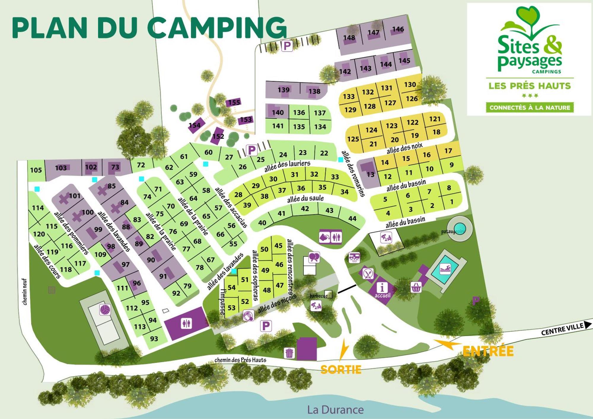 Camping Sites Et Paysages Les Pres Hauts 锡斯特龙 外观 照片